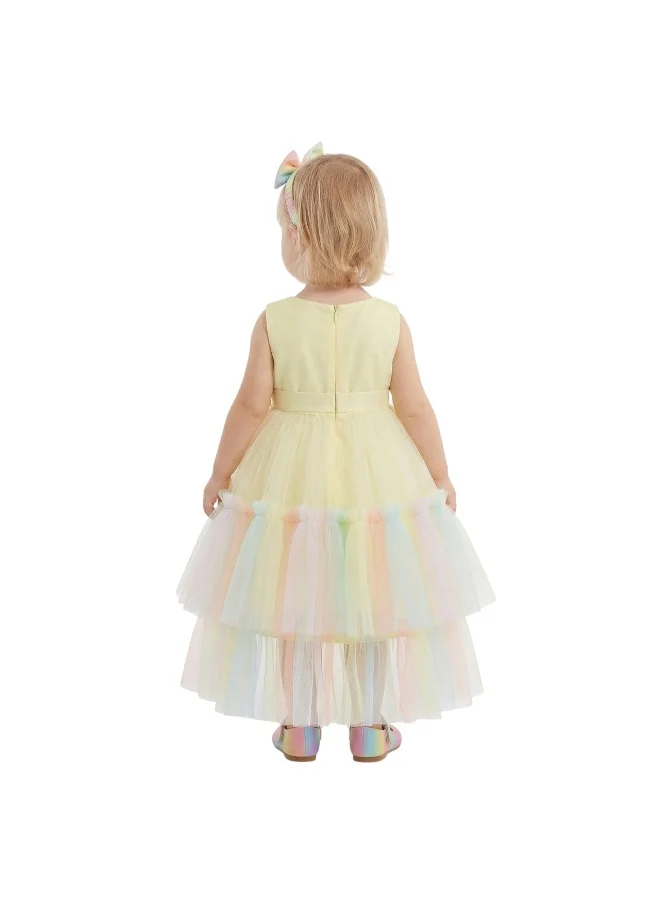 D'Daniela Tulle Rainbow Dress